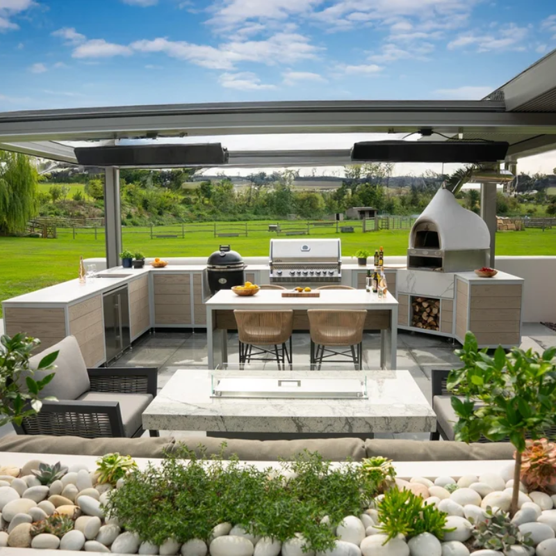 EO Original Stainless Steel Modular Outdoor Kitchen with Napoleon BILEX605RBIPSS-CE Built In BBQ