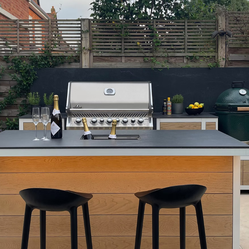 EO Original Stainless Steel Modular Outdoor Kitchen with Napoleon BILEX605RBIPSS-CE Built In BBQ