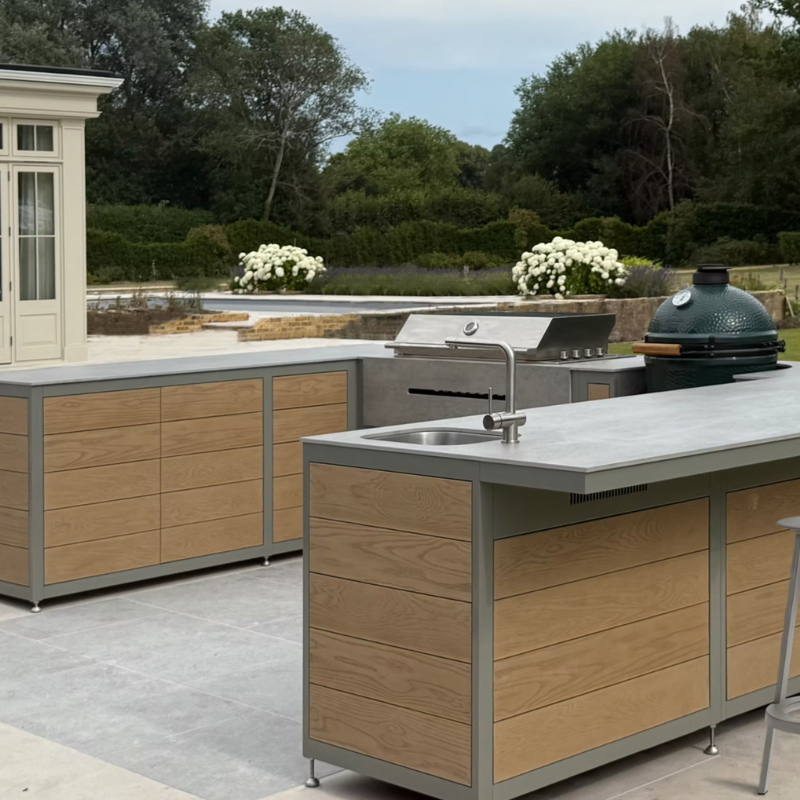 EO Original Stainless Steel Modular Outdoor Kitchen with Napoleon BILEX605RBIPSS-CE Built In BBQ
