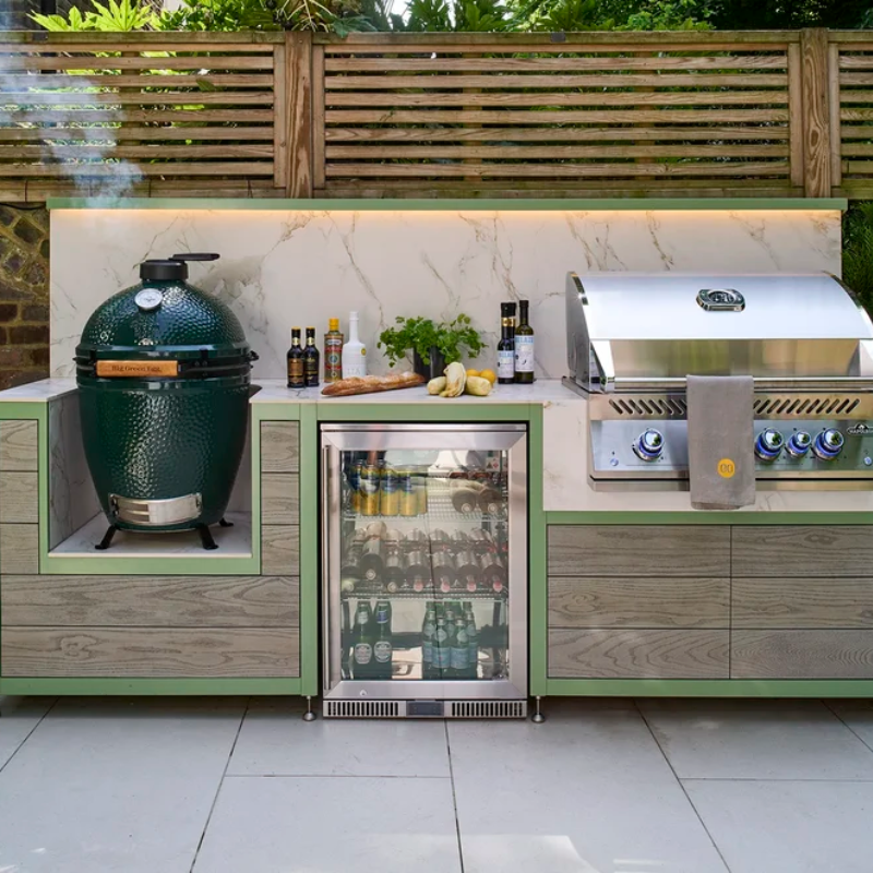 EO Original Stainless Steel Modular Outdoor Kitchen with Napoleon BILEX605RBIPSS-CE Built In BBQ