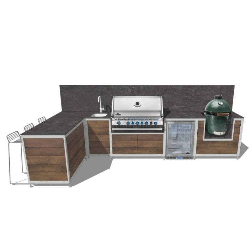 EO Original Modular Outdoor Kitchen l L Shape
