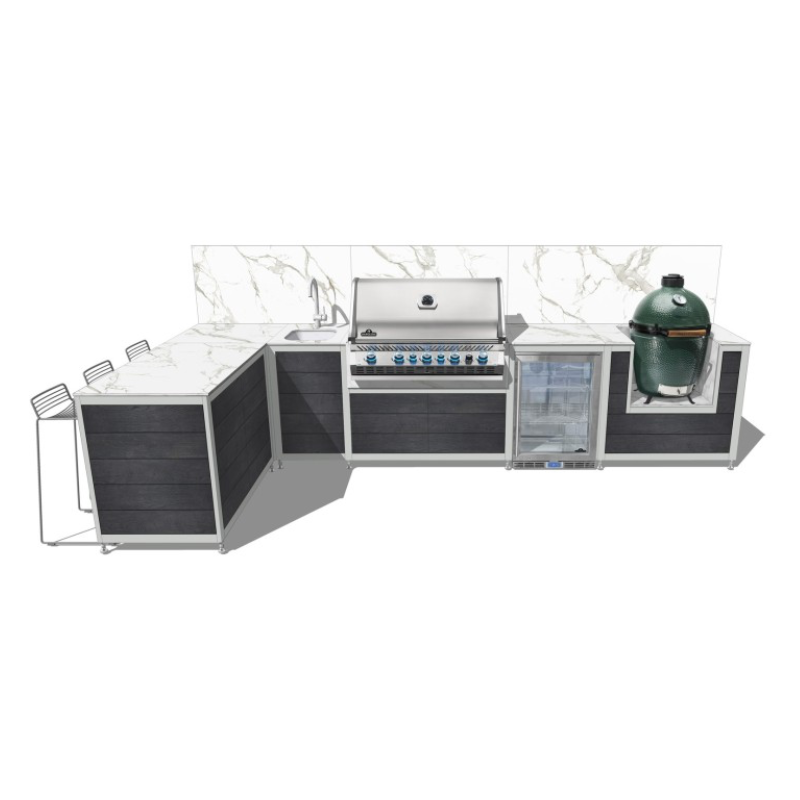 EO Original Modular Outdoor Kitchen l L Shape
