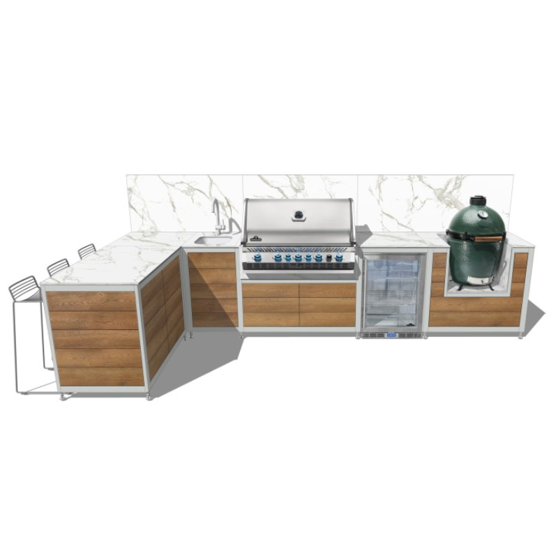 EO Original Modular Outdoor Kitchen l L Shape