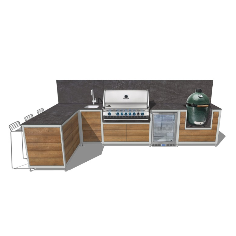 EO Original Modular Outdoor Kitchen l L Shape