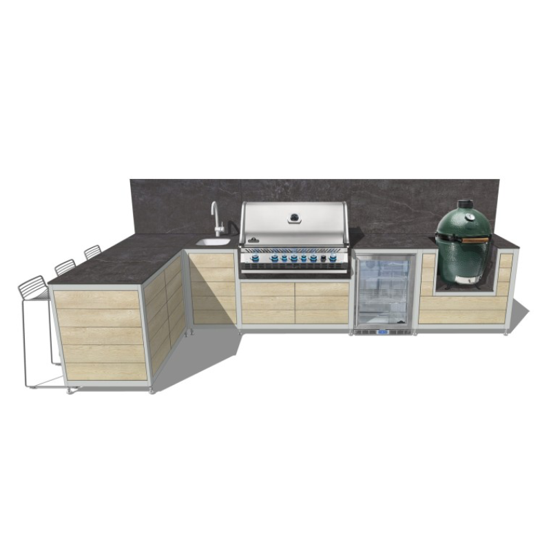 EO Original Modular Outdoor Kitchen l L Shape