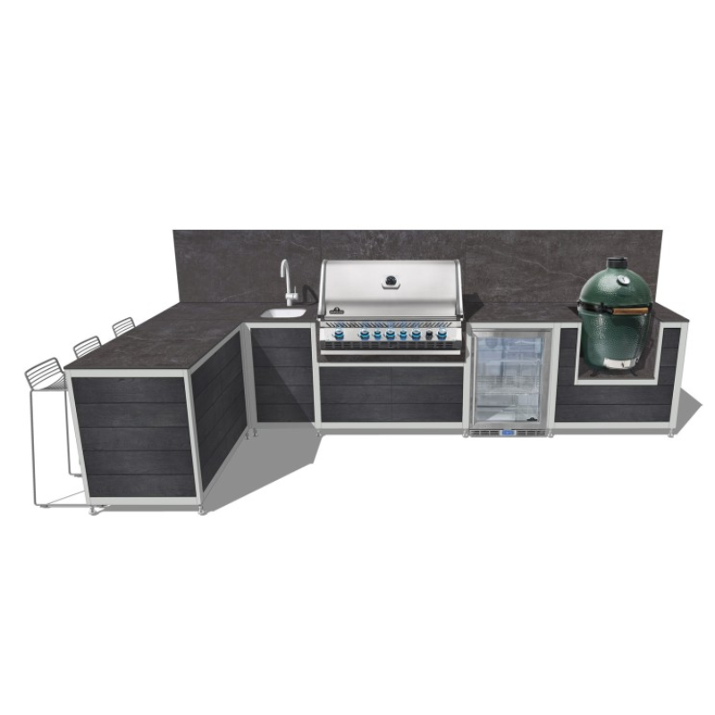 EO Original Modular Outdoor Kitchen l L Shape