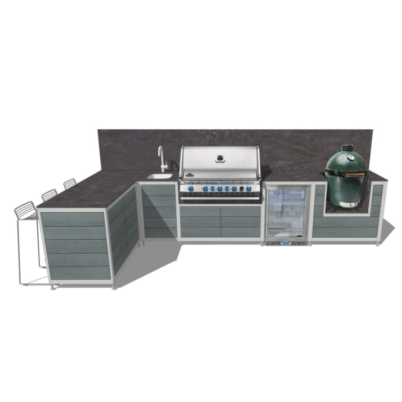 EO Original Modular Outdoor Kitchen l L Shape