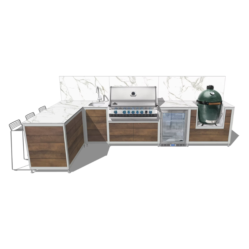 EO Original Modular Outdoor Kitchen l L Shape