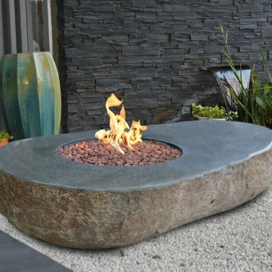 Elementi Easton Granite Boulder Fire Table.