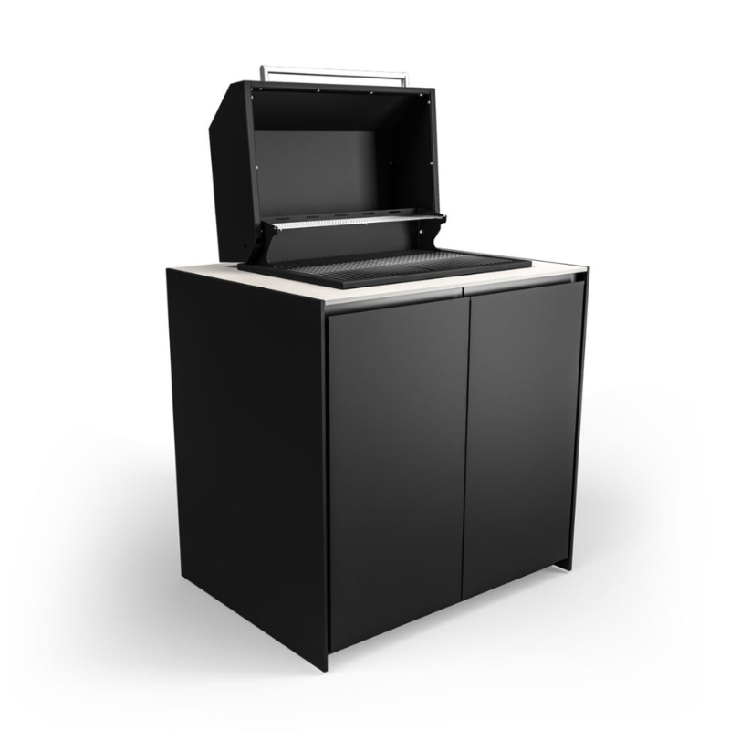 Fontana Ignes Focum Charcoal Grill Modular Cabinet with Built In Charcoal Grill