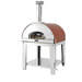Fontana Marinara Wood Fired Pizza Oven in Rosso Including Trolley