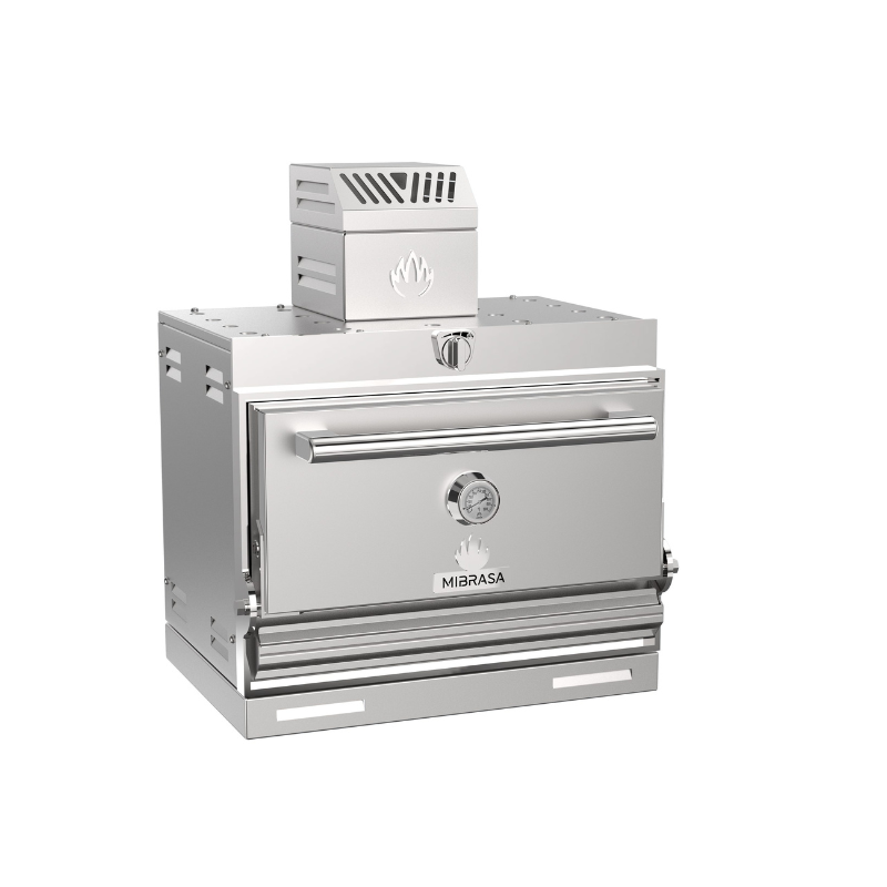 Front view of Front view of Mibrasa Worktop Charcoal Oven in Grey