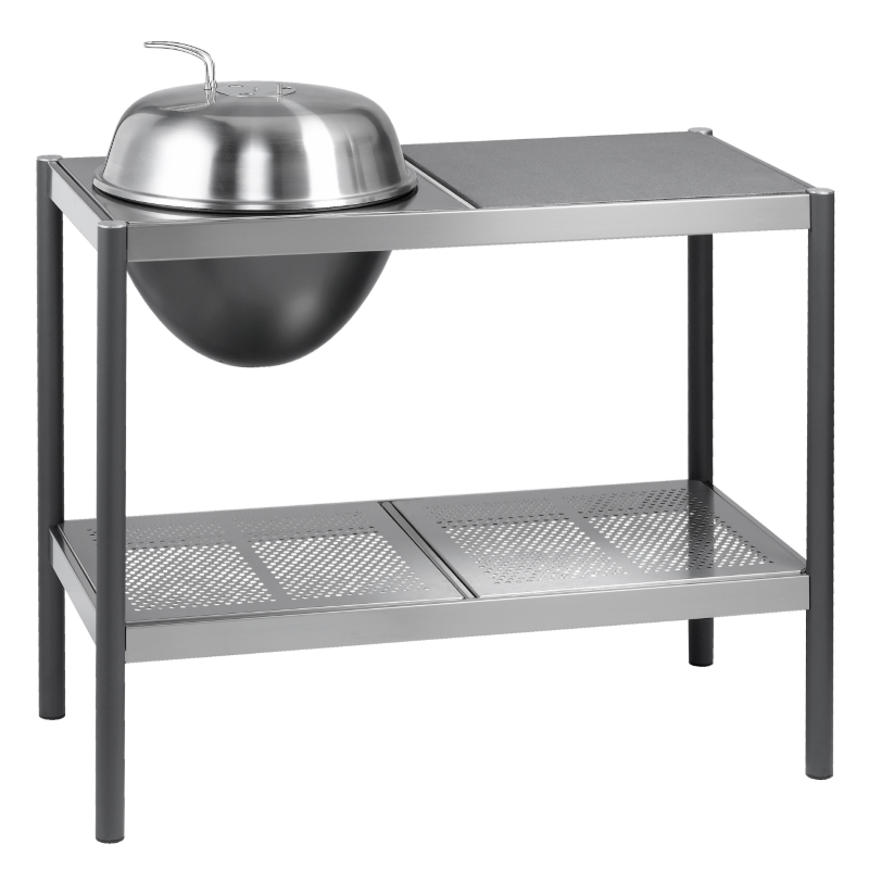 Front view of Martinsen Kitchen in Stainless Steel