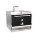 Front view of Mibrasa Worktop Charcoal Oven HMB 160 in Black