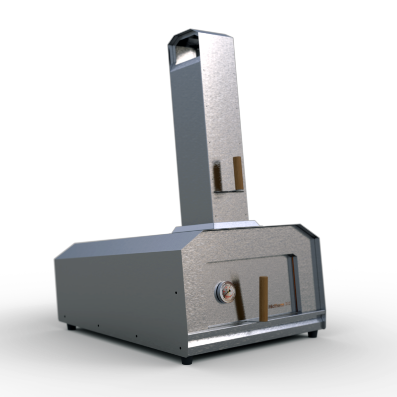 Front view of Midtherm Stainless Steel Pizza Oven