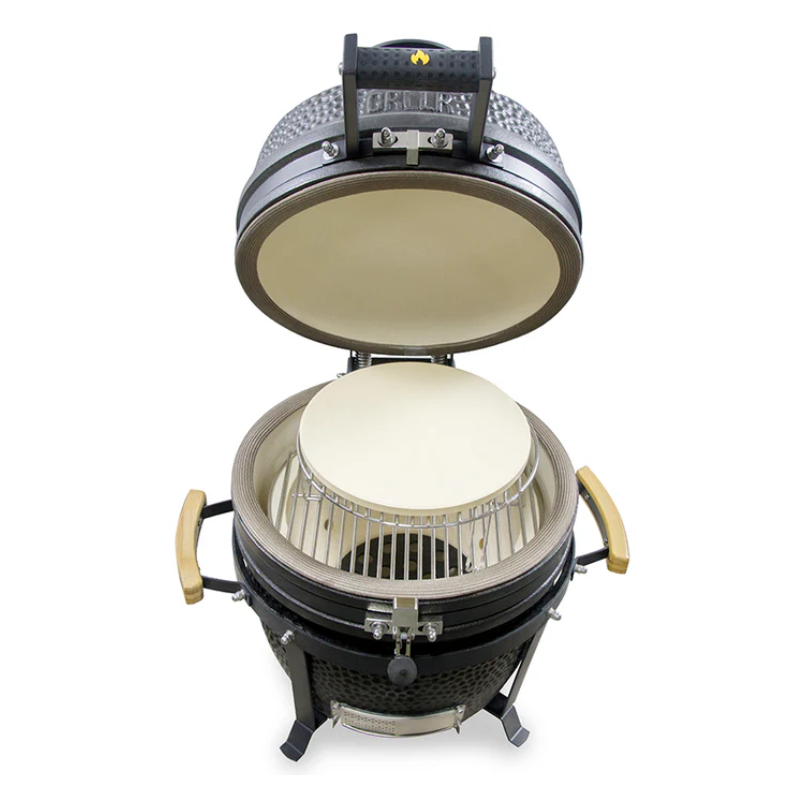 GRLLR Ember Classic 16 Inch Kamado in Charcoal Black