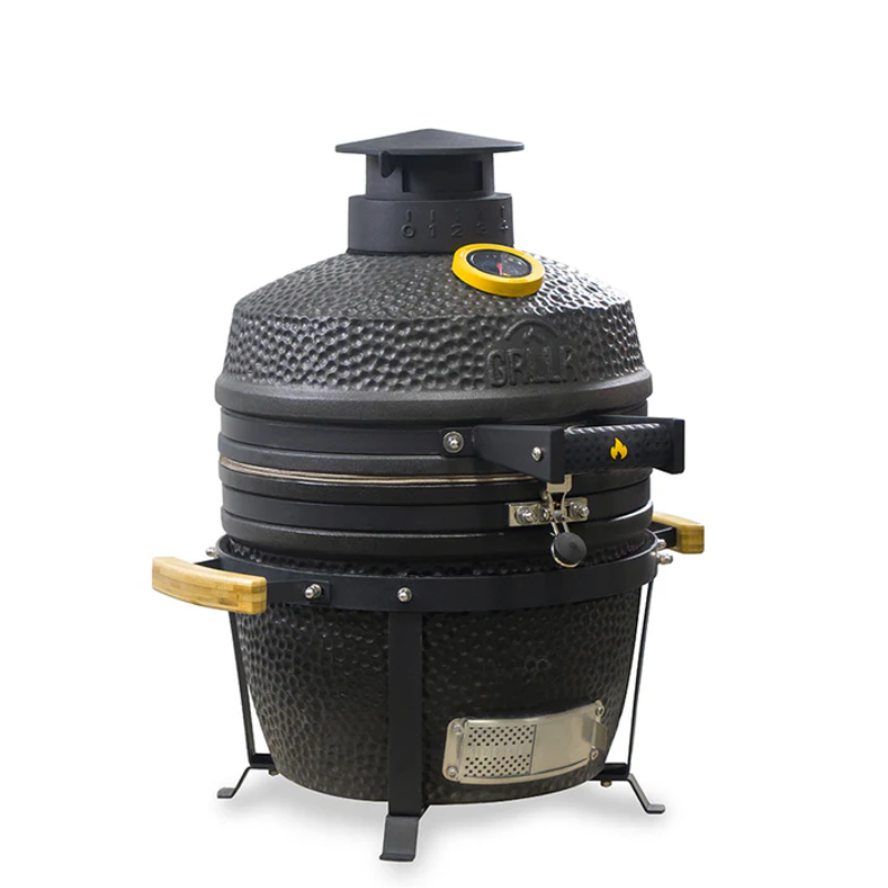 GRLLR Ember Classic 16 Inch Kamado in Charcoal Black