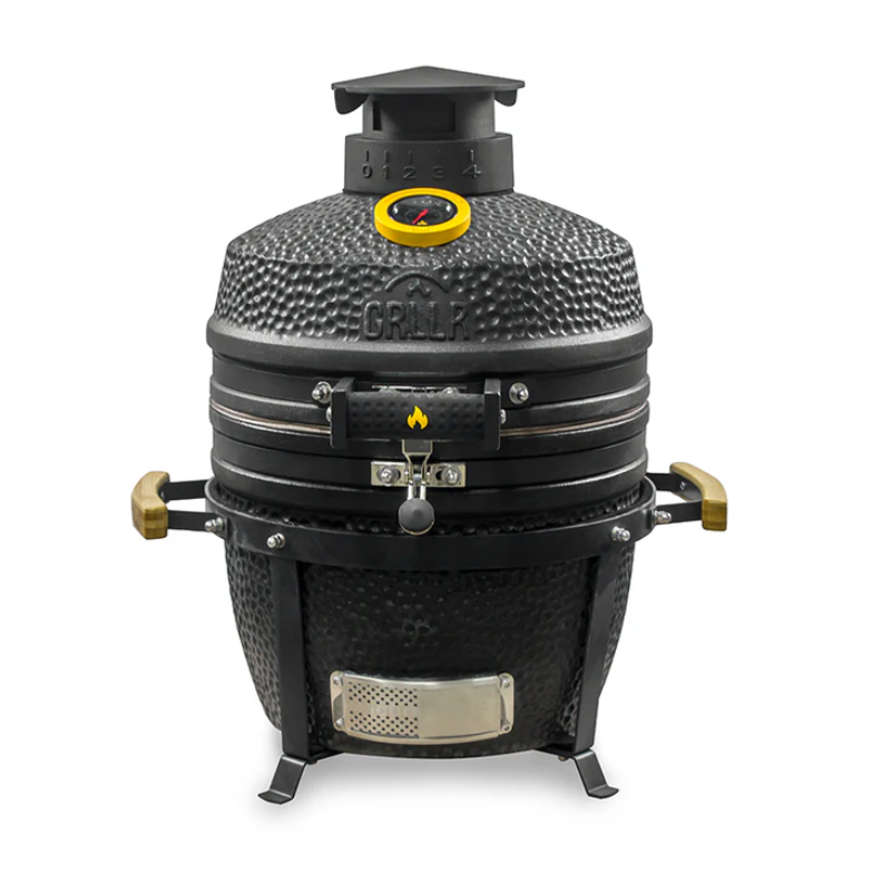 GRLLR Ember Classic 16 Inch Kamado in Charcoal Black