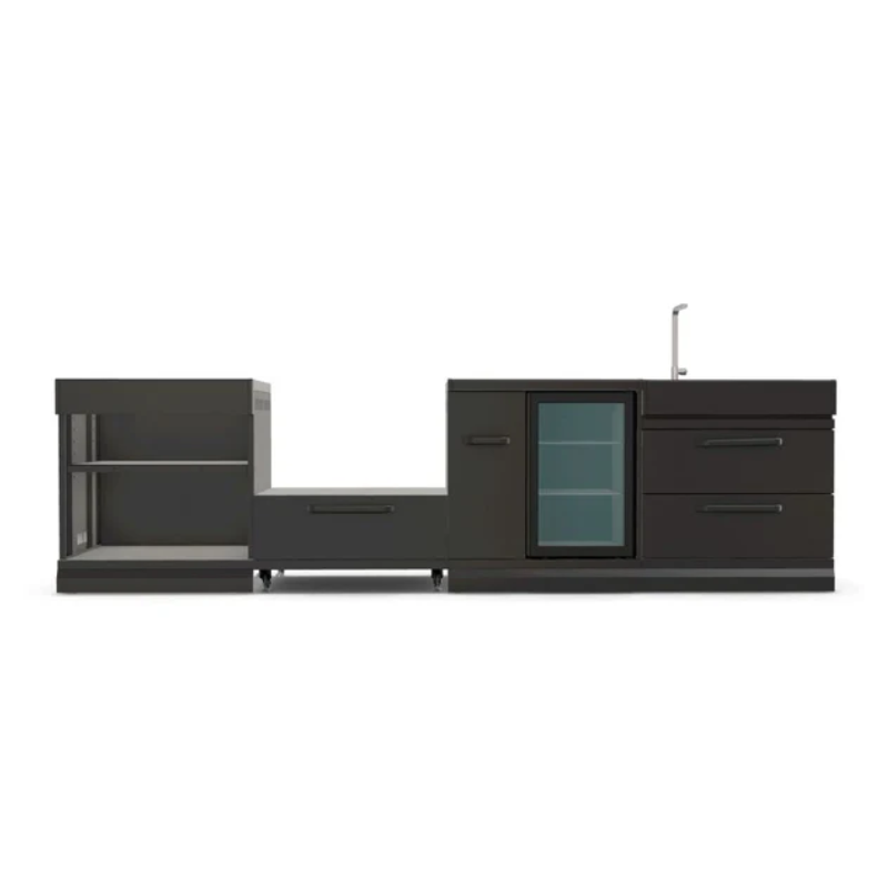 GRLLR Modular Outdoor Kitchen - Kamado Station, Fridge, Sink & Expansion Unit