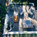 Garden view of Midtherm Stainless Steel Fire Pit