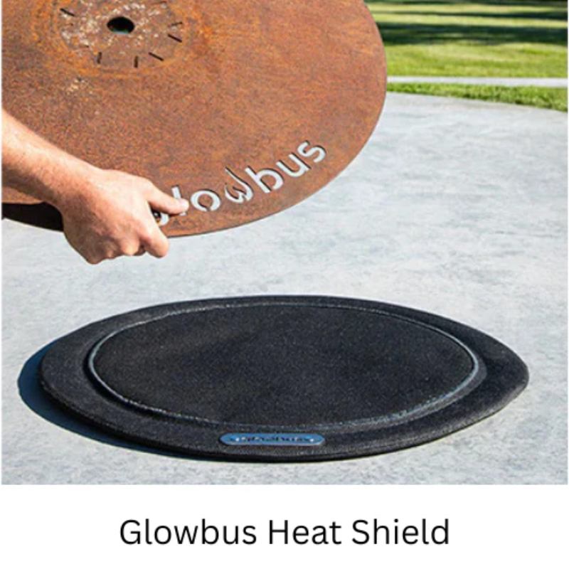 Glowbus Dewdrop in Corten Steel - Medium Size