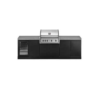 GrandPro 262 Pro Elite 4B Outdoor Kitchen with Fridge