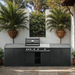 Grandpro outdoor kitchen with fridge and G4 burner 