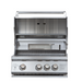 Grill view on Whistler Burford 3 Burner Barbecue with Rotisserie and Weather Cover 