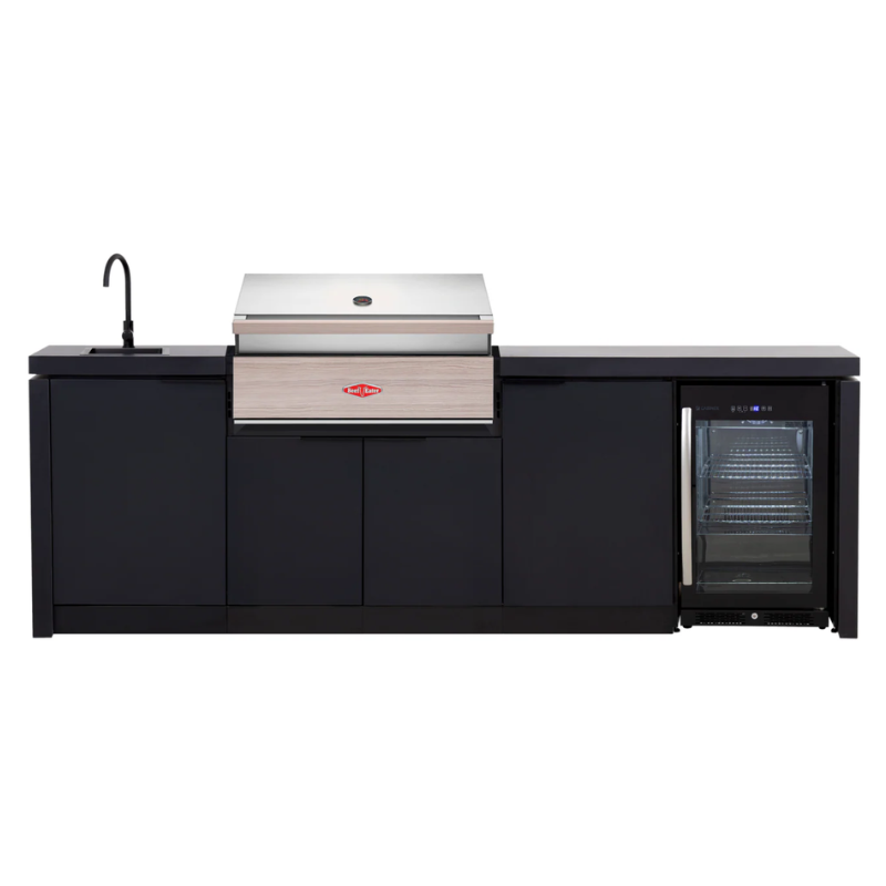 Cabinex Classic Outdoor Kitchen with BeefEater 1500 Series  Built in BBQ, Sink and Fridge