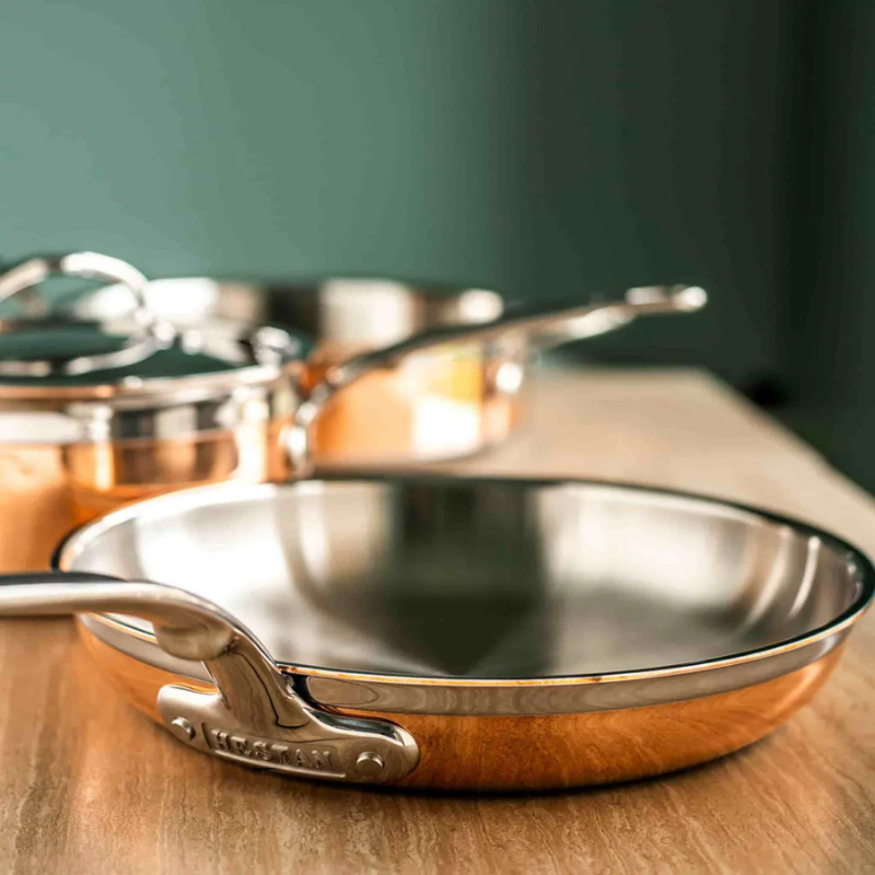 Hestan CopperBond Induction Copper Skillets - Small, Medium & Large