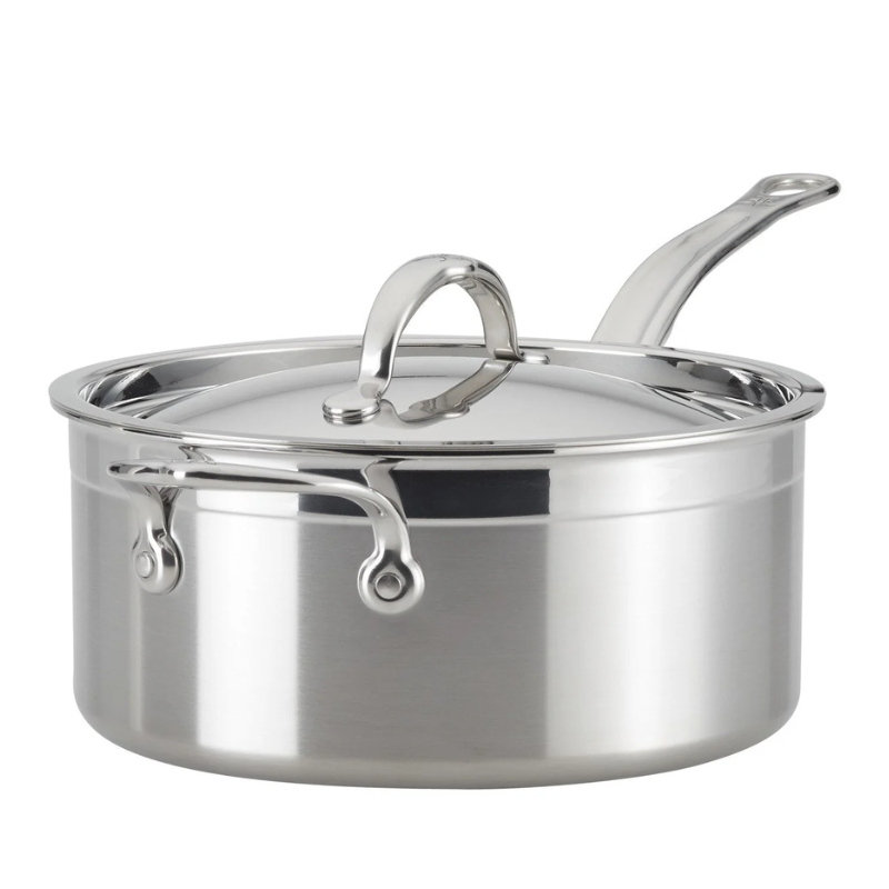 Hestan ProBond Induction Stainless Steel Saucepan & Lid - Small & Extra Large