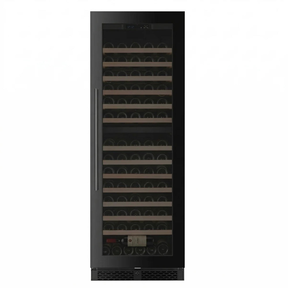 ClimaVin Noir193 Dual Zone Wine Fridge, Black Glass
