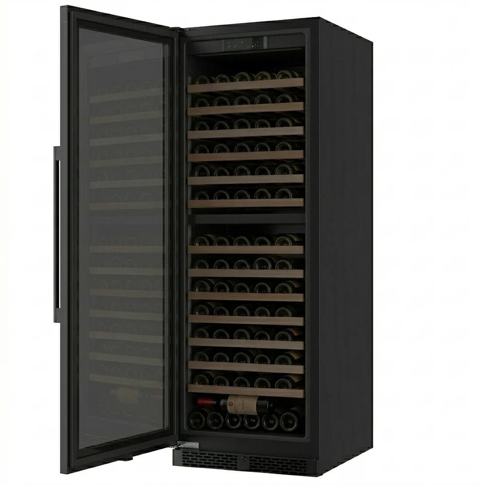 ClimaVin Noir193 Dual Zone Wine Fridge, Black Glass