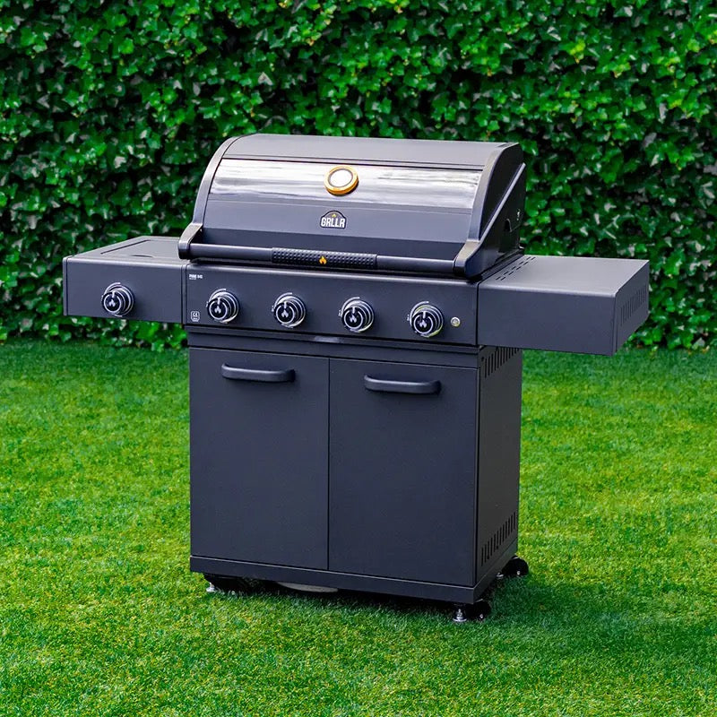 GRLLR Prime G4S Stainless Steel Gas Barbecue with Side Burner