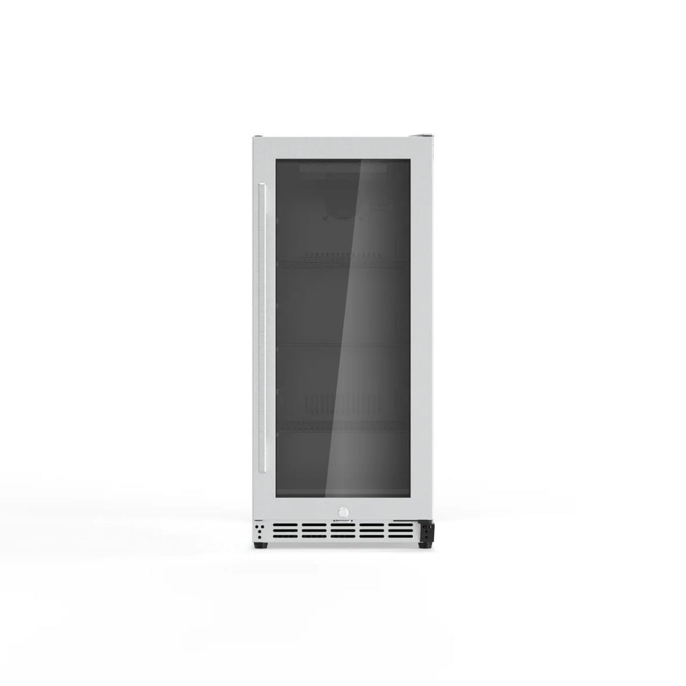 HCK SC-90 Glass Door Slim Line Outdoor Beverage Cooler 90L