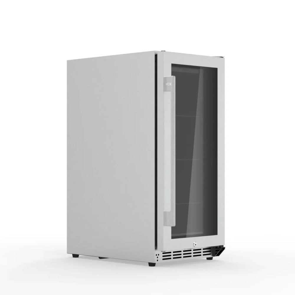 HCK SC-90 Glass Door Slim Line Outdoor Beverage Cooler 90L