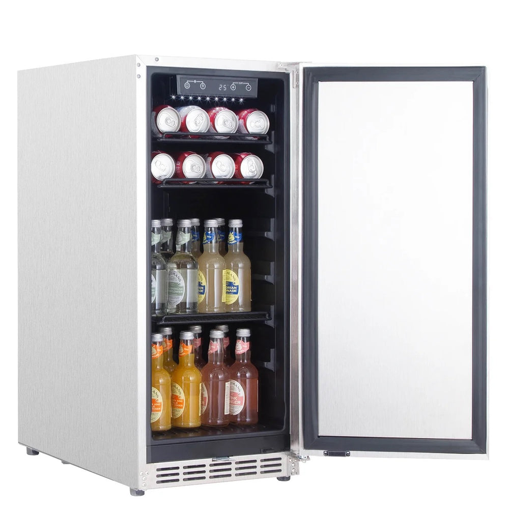HCK BC-90 Stainless Steel Beverage Cooler 90L