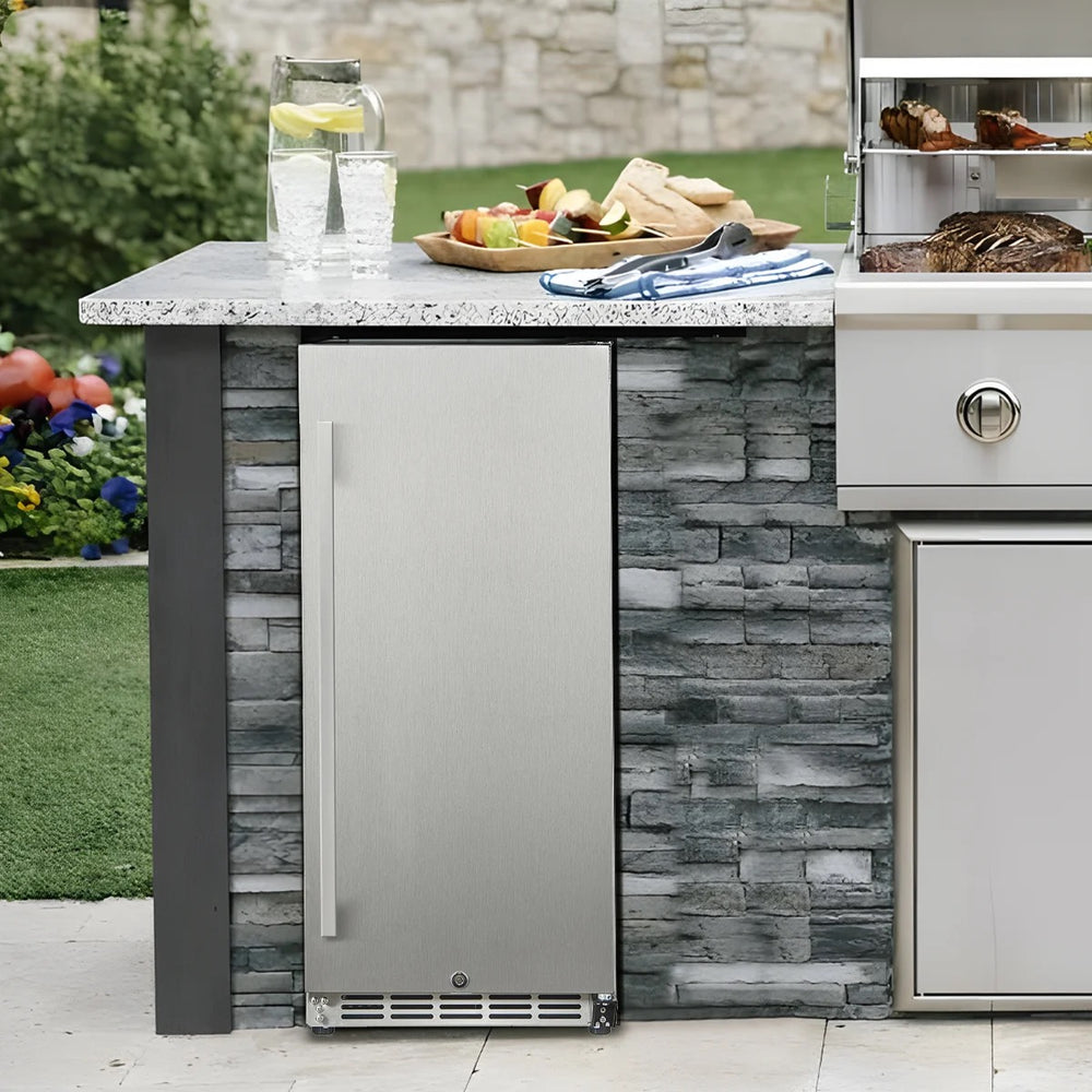 HCK BC-90 Stainless Steel Beverage Cooler 90L