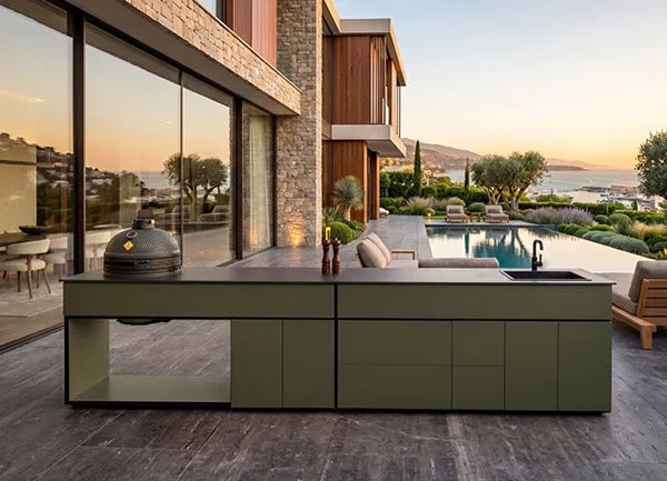 Grillionaire Moss Grade I Aluminium Outdoor Kitchen, Powder-Coated