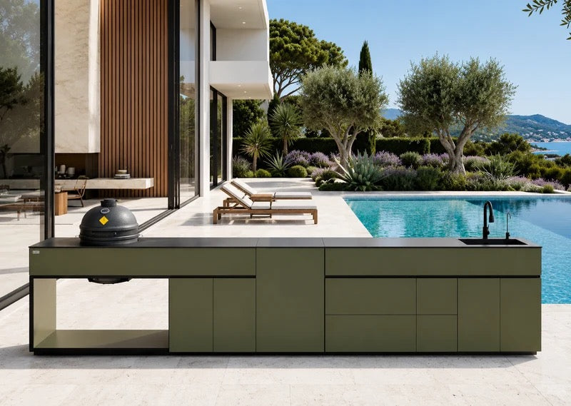 Grillionaire Moss Grade III Aluminium Outdoor Kitchen, Powder-Coated