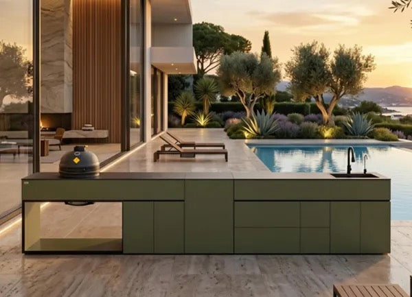 Grillionaire Moss Grade III Aluminium Outdoor Kitchen, Powder-Coated
