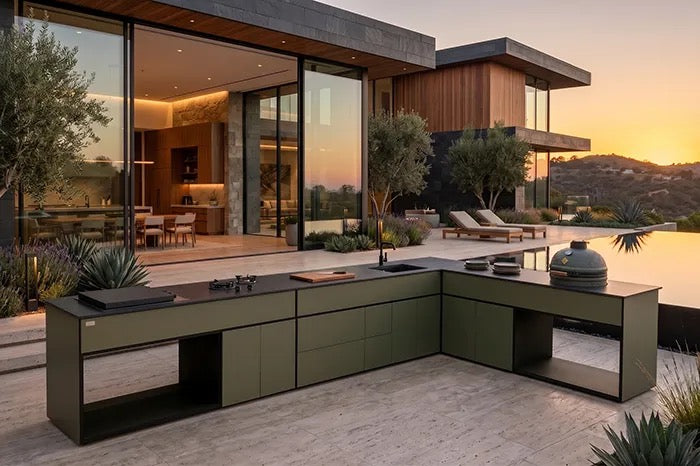 Grillionaire Moss Grade IV Aluminium Outdoor Kitchen, Powder-Coated Finish