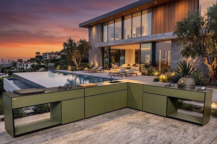 Grillionaire Moss Grade V Aluminium Outdoor Kitchen, Powder-Coated