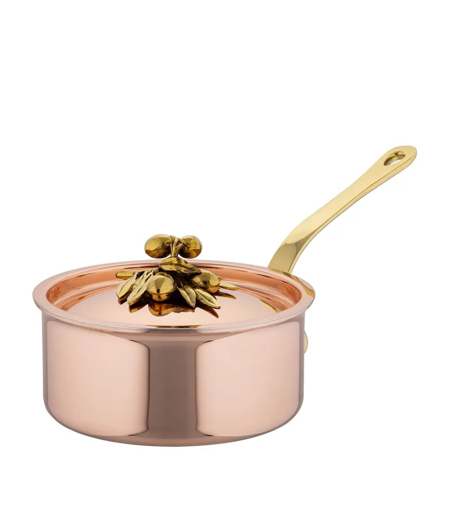 Ruffoni Olivia Cupra Copper Saucepan 16cm with Lid