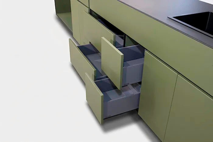 Grillionaire Moss Grade I Aluminium Outdoor Kitchen, Powder-Coated