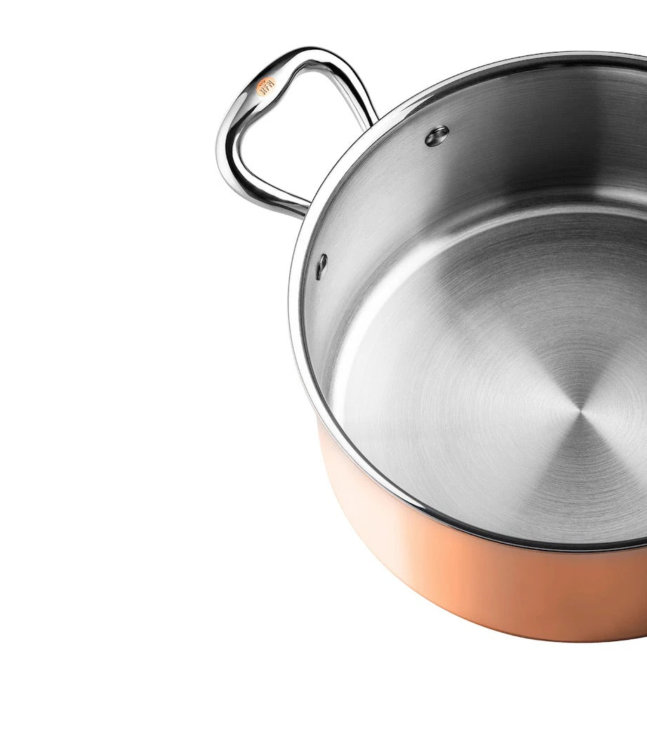 Ruffoni Con Classe Copper & Stainless Steel Stockpot 24cm