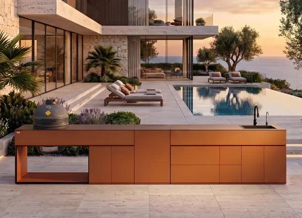 Grilllionaire Mandarin Grade III Aluminium Modular Outdoor Kitchen, Powder-Coated