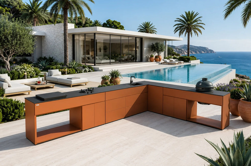 Grillionaire Mandarin Grade V Aluminium Outdoor Kitchen, Powder-Coated Finish