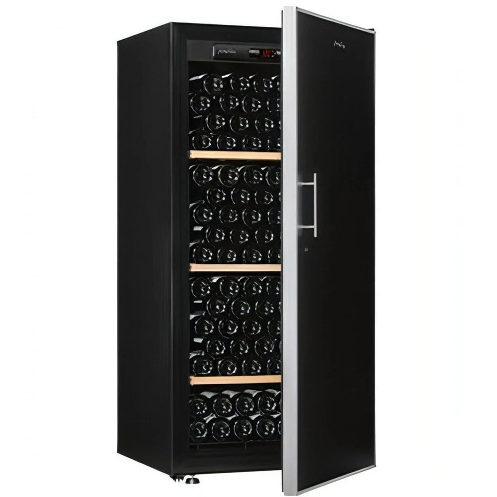 Artevino Oxygen OXM1T182NPD Maturing Wine Cabinet 182 Bottle, Solid Door