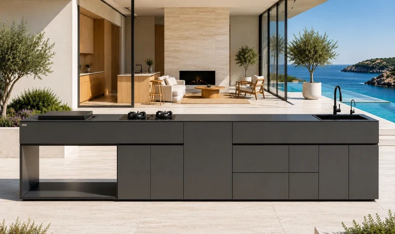 Grillionaire Urban Grade II Aluminium Modular Outdoor Kitchen, Powder-Coated Finish